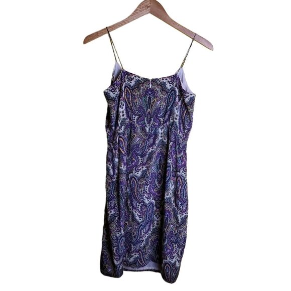J. Crew Silk Paisley Dress Size 4 - Picture 2 of 11